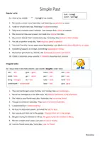 Vorschau - Arbeitsblätter - Simple Past step by step incl. Verneinung - Seite 3