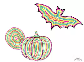 Vista previa - Manualidades / Dibujos para colorear - Grafomotricidad & Colorear „HALLOWEEN“ - página 1
