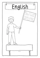 Vorschau - Mal- und Bastelvorlagen - Englisch - Deckblätter - Heftumschlag - Seite 3