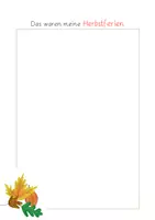 Vorschau - Arbeitsblätter - Materialpaket: Material HERBST Deutsch - Seite 1