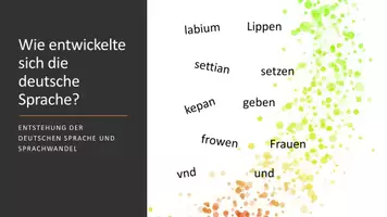 Vorschau - Präsentationen/Tafelbilder - Wie entwickelte sich die deutsche Sprache? - Sprachepochen und Sprachwandel (Abiturschwerpunkt 2024) - Seite 2