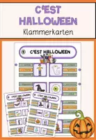 Vorschau - Spiele - C'est Halloween - Klammerkarten - Deckblatt