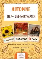 Vorschau - Spiele - Bild- und Wortkarten zum Thema Herbst (Französisch) - Deckblatt