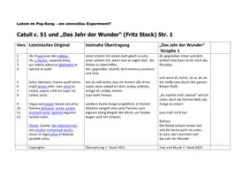 Vorschau - Arbeitsblätter - Catull c. 51 - Latein im Popsong - ein Experiment - Seite 1