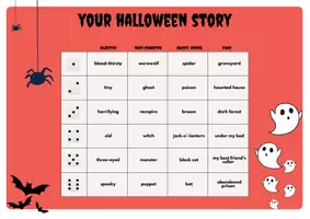 Vorschau - Aufgabenkarten - Textproduktion: Write your own Halloween Story - Seite 1