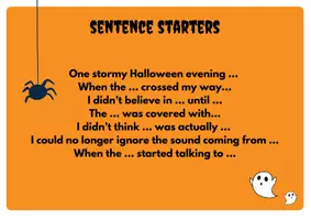 Vorschau - Aufgabenkarten - Textproduktion: Write your own Halloween Story - Seite 3