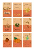 Vorschau - Spiele - DaZ/DaF - Lesekette: Ich habe - wer hat? Herbst - Seite 1