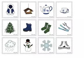 Vorschau - Spiele - Materialpaket Spiele Paare suchen "Winter" und "Weihnachten" - Seite 2