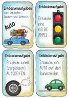 Vorschau - Arbeitsblätter - Auto / Autofahrten - 50 Entdeckerkarten / Ausflüge / Klassenfahrt Klassenreise - Seite 2