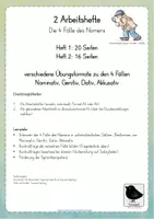 Vorschau - Unterrichtsreihen - Materialpaket: Satzglieder und die 4 Fälle des Nomens - Seite 3