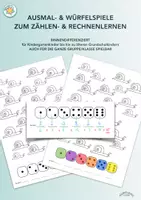 Vorschau - Arbeitsblätter - „SCHNECKEN“ - AUSMAL- & WÜRFELSPIELE ZUM ZÄHLEN- & RECHNENLERNEN #edukilights22 - Deckblatt