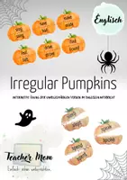 Vorschau - Merkblätter - Irregular Pumpkins - Übung zu den irregular verbs im Englischunterricht - Deckblatt