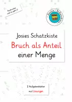 Vorschau - Arbeitsblätter - Ein Bruch als Anteil einer Menge - Deckblatt