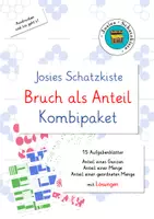 Vorschau - Arbeitsblätter - Bruch als Anteil eines Ganzen bzw. einer Menge - Kombipaket - Deckblatt