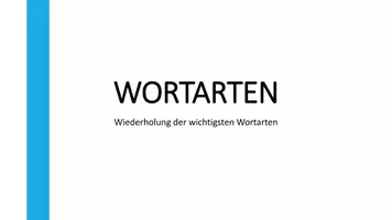 Vorschau - Arbeitsblätter - Digitale Freiarbeit zur Wiederholung der Wortarten - Seite 1
