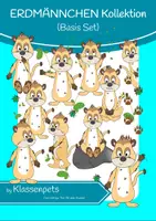 Vorschau - selbst erstellte Cliparts/Grafiken - Komplette Erdmännchen Clipart Kollektion - Seite 1