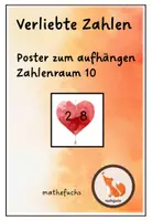 Vorschau - Poster - FREEBIE Verliebte Zahlen bis 10 Poster - Deckblatt