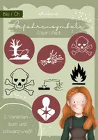 Vorschau - selbst erstellte Cliparts/Grafiken - Clipart-Pack: Gefahrensymbole nach GHS - Deckblatt