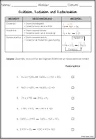 Vorschau - Arbeitsblätter - Arbeitsblatt zum Thema Oxidation, Reduktion und Redoxreaktion - Seite 2