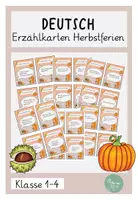 Vorschau - Arbeitsblätter - Erzählkarten Impulse zum Erzählen Herbstferien - Deckblatt
