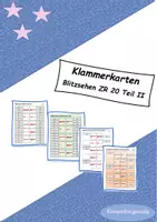 Vorschau - Spiele - Materialpaket Klammerkarten Blitzsehen / Mengenerfassung ZR 20 - Deckblatt