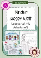 Vorschau - Arbeitsblätter - Kinder in aller Welt - Lesekartei + Abschreibheft #equALLity - Deckblatt