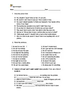 Vista previa - Hojas de trabajo - Modals worksheet! - página 3