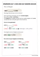 Vorschau - Arbeitsblätter - Ergänzen auf 1.000 und mehr - Seite 2