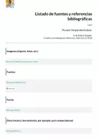 Vista previa - Hojas de trabajo - Present Simple Worksheet. - página 1