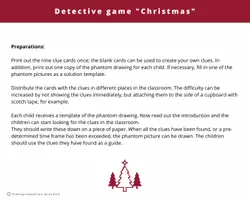 Vorschau - Stundenentwürfe - English Detective Game "Christmas" - Seite 1
