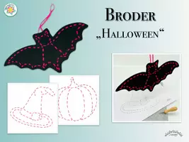 Aperçu - Feuilles d'exercices - BRODER „Halloween“ - Page 1
