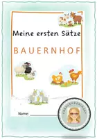Vorschau - Arbeitsblätter - Bauernhof: Erste Sätze schreiben - Deckblatt
