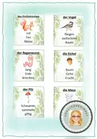 Vorschau - Spiele - Wald: Wörter erraten Spiel - Deckblatt