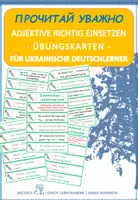 Vista previa - Hojas de trabajo - DaF / DaZ Ukrainisch: Endungen von Nomen - Übungskarten - Portada