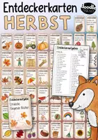 Vorschau - Arbeitsblätter - 50 Entdeckerkarten - Herbst / Herbstzeit Ausflüge - Seite 1