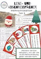 Vorschau - Fördermaterial/Inklusion - Lese und Abschreibfächer Weihnachtsedition Teil2 - Deckblatt