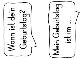 Vorschau - Arbeitsblätter - Klassenumfrage - Geburtstage/Monate (DaZ/DaF) - Seite 3