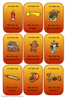 Vorschau - Arbeitsblätter - Materialpaket: Ich habe/Wer hat? Lesespiele & Dominos Winter / Weihnachten - Seite 3