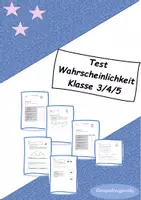 Vorschau - Arbeitsblätter - Materialpaket Mathetests Klasse 3/4 (teilweise 5) --> veränderbare Worddokumente - Deckblatt
