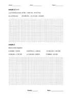 Vorschau - Arbeitsblätter - Test Zahlen bis Million Addition- Subtraktion - Zahlzerlegung --> Worddokument - Seite 2