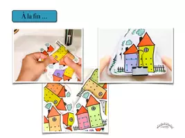 Aperçu - Feuilles d'exercices - Dessin Point à Point „MAISONS“ (avec une vidéo) - Page 2