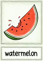 Vorschau - Poster - Fruit - 30 Flashcards für den Englischunterricht - Seite 2