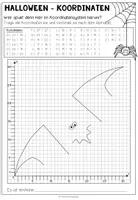 Vorschau - Arbeitsblätter - HALLOWEEN-KOORDINATEN - 4 Arbeitsblätter (differenziert) - Seite 1