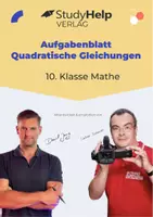 Vorschau - Arbeitsblätter - Materialpaket Aufgabenblätter Mathe 10. Klasse mit Lehrer Schmidt und Daniel Jung - Seite 1