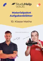 Vorschau - Arbeitsblätter - Materialpaket Aufgabenblätter Mathe 10. Klasse mit Lehrer Schmidt und Daniel Jung - Deckblatt