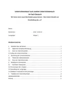 Vorschau - Stundenentwürfe - Unterrichtsentwurf zur Buchstabeneinführung Ll - Deckblatt