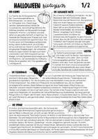 Vorschau - Spiele - Halloween biologisch Biologie Rätsel ab 9. Klasse - Seite 2