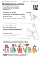 Vorschau - Arbeitsblätter - Arbeitsblatt "Smartphone" + Onlineübung & MP3 + Mindmap + Infografik - Deckblatt