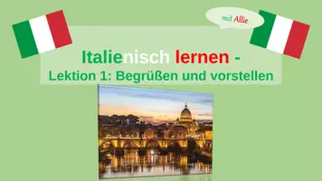 Vorschau - Unterrichtsreihen - Materialpaket: Italienisch lernen mit Allie A1-A2 - Seite 1