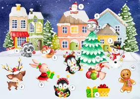 Vorschau - Arbeitsblätter - Lesespurgeschichte Weihnachten - Seite 1